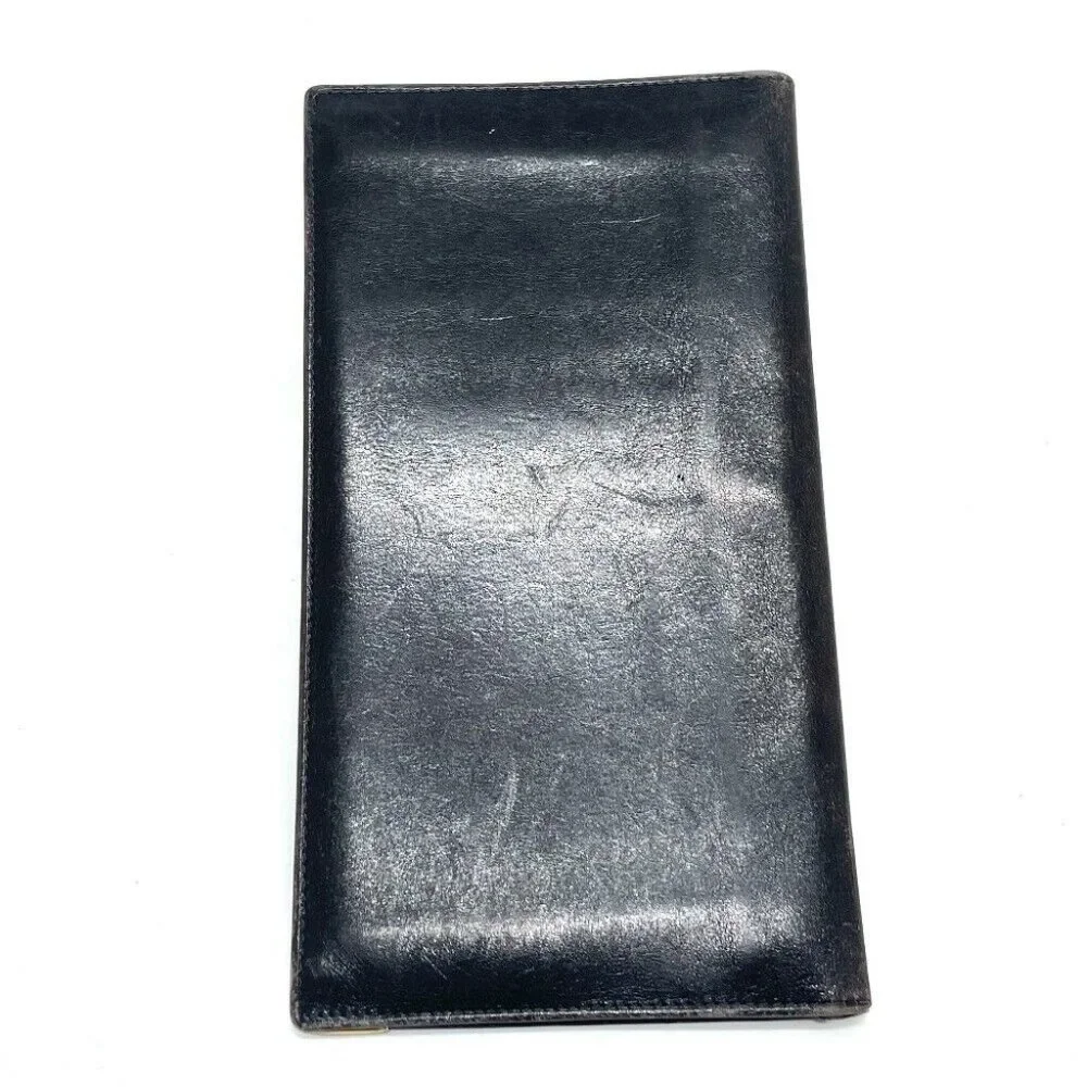 CELINE Carriage logo vintage Bill Compartment Long Wallet